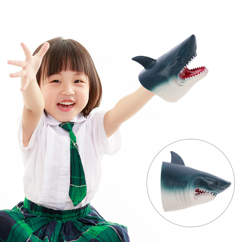 상어 인형 장난감 부모와 자식 상호 작용 이야기 말하기, 조기 교육 창의적 장난감