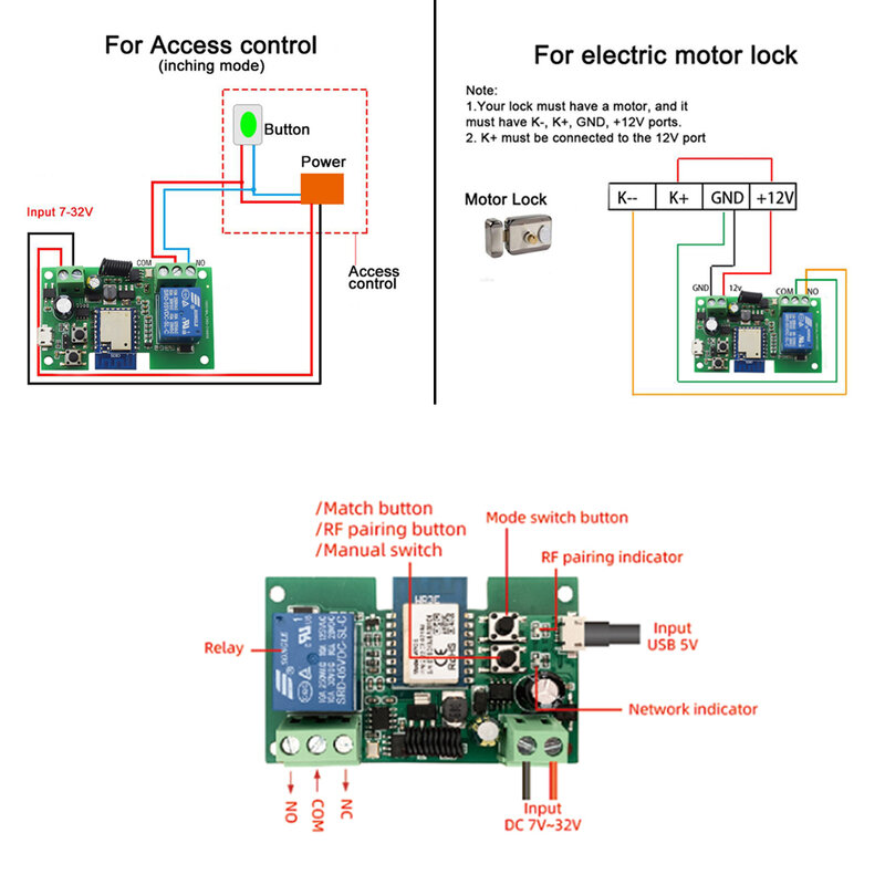 Tuya SmartLife WIFI Garage apriporta Controller Smart Switch On Off modulo relè Gate Open Voice Control Alexa Google Home