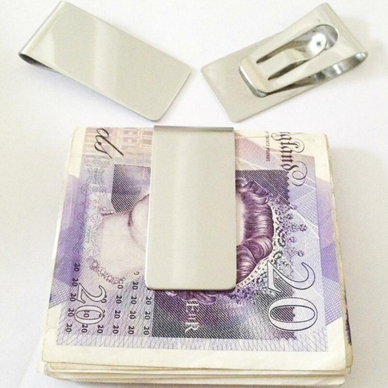 Clip de bolsillo para dinero para hombre y mujer, pinza de Metal ultrafina para tarjetas, monederos, soporte de Metal para dinero en efectivo, novedad de 2022