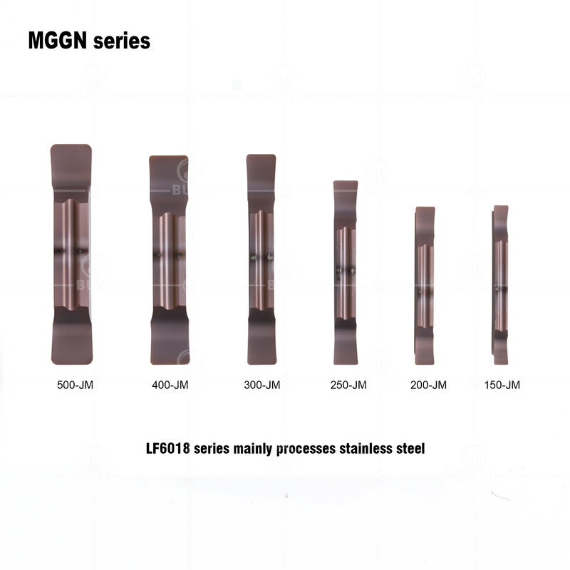 DESKAR 100% asli MGGN150 200 250 300 400 500-JM LF6018 CNC alat bubut sisipan Grooving karbida untuk baja tahan karat