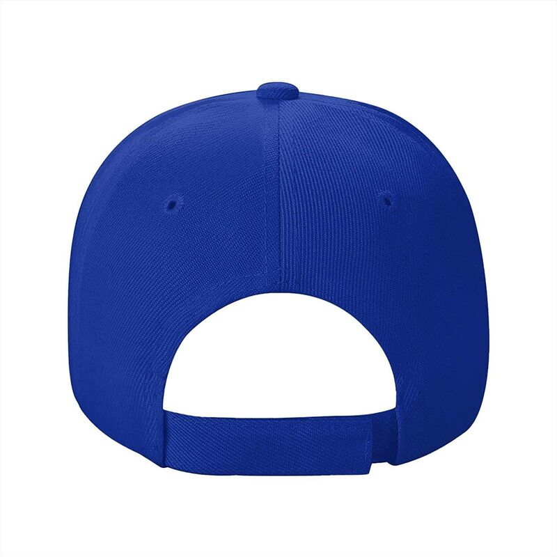 Boné de beisebol para homens e mulheres, chapéu esportivo ajustável, cor azul, para o pai