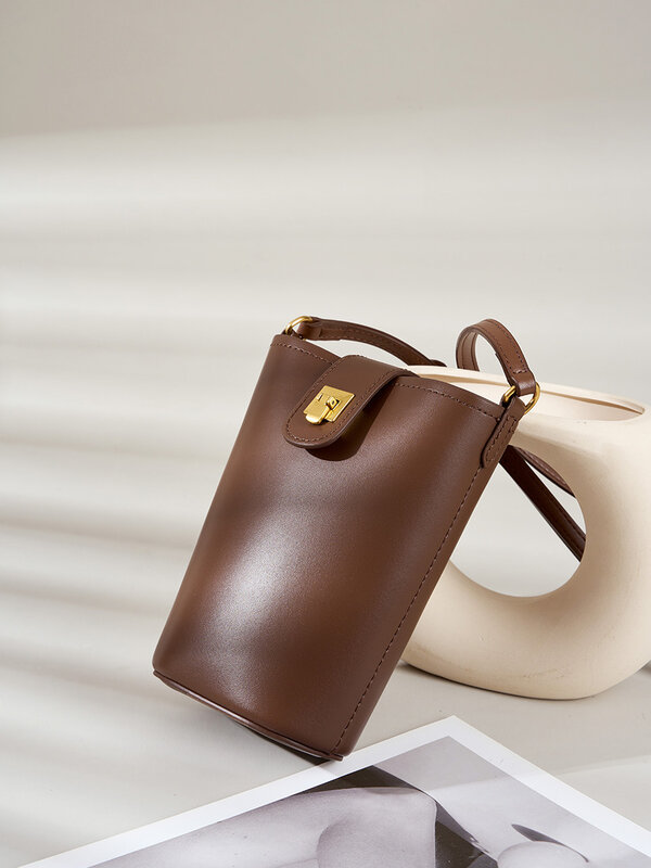 Senso di lusso mini borsa per cellulare borsa a tracolla in pelle borsa per cellulare da donna borsa in pelle borsa versatile casual in pelle bovina