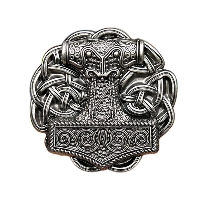 Thor's Hammer belt buckle Western style European and American