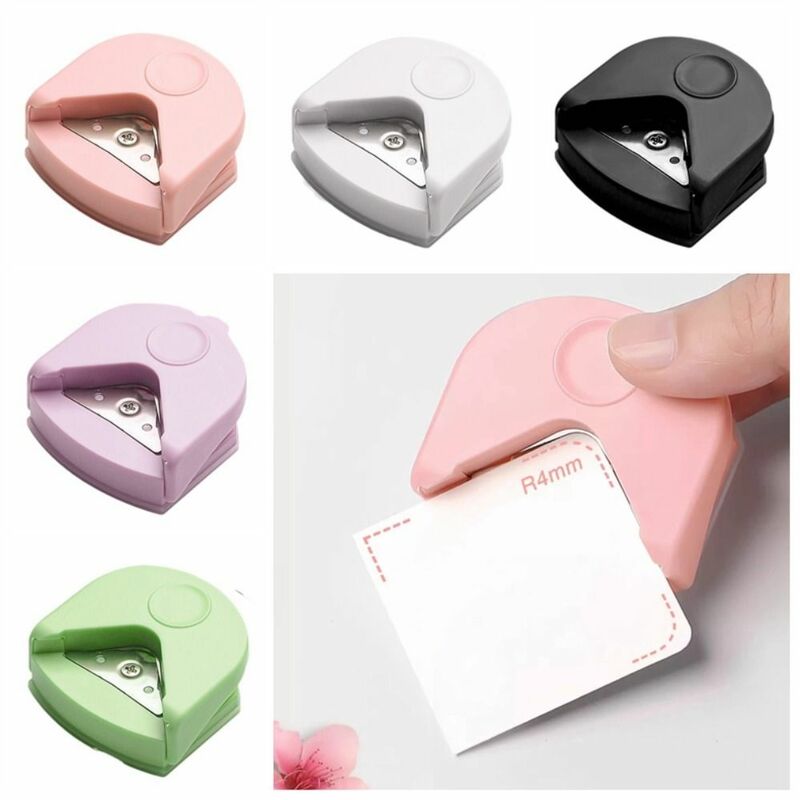 Paper Cutter R4 Corner Punch 5 Color Paper Trimmer DIY Craft R4 Corner Rounder Arc-shaped Mini Cards Photo Cutting