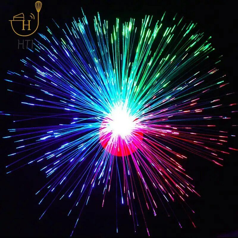 Colorful LED Optical Fiber Lantern Light Night Atmosphere Night Lamp Without Battery Home Supplies Festival Atmosphere Wedding