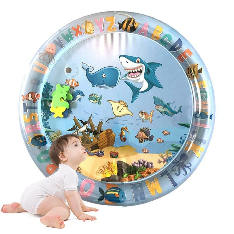 Toddlers Crawling Inflatable Water Play Mat Funny Time Pad Sensory Toys Baby Kids Water Playing Pad Cushion Educational Toys