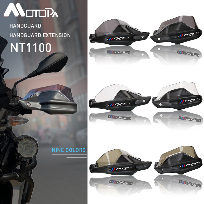 Guarda de mão dedicada para motocicleta, protetores do guidão, pára-brisa para Honda NT1100 NT 1100 nt1100 nt 1100 2022-2023