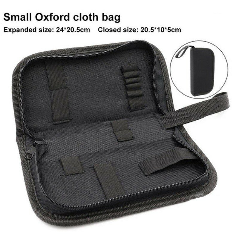 Bolsa de herramientas de tela Oxford, Kit de reparación de Hardware de lona multifunción, bolso de mano, bolsa de almacenamiento de herramientas de utilidad, 1 unidad