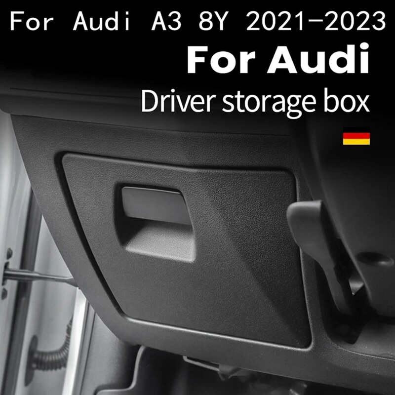 Car Central Driver Side Storage Box Console Storage Glove Box Holder For  A3 8Y 2021-2023 Interior Accessories Parts