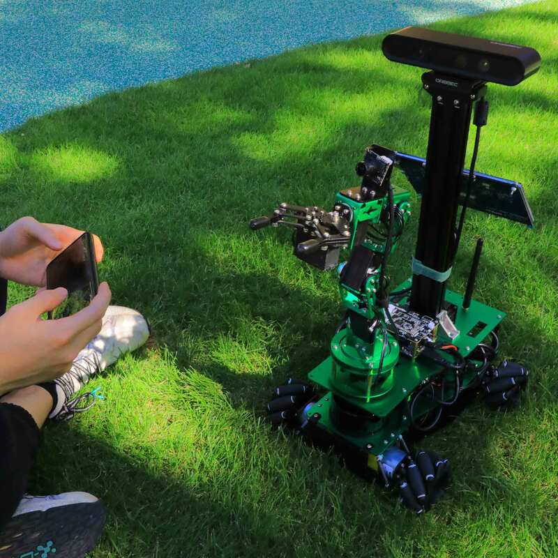 ROSMASTER X3 PLUS ROS Robot Lập Trình Python Với Mecanum Bánh Xe 6DOF Cánh Tay Robot YDLIDAR Cho Jetson NANO Xavier NX RaspberryPi