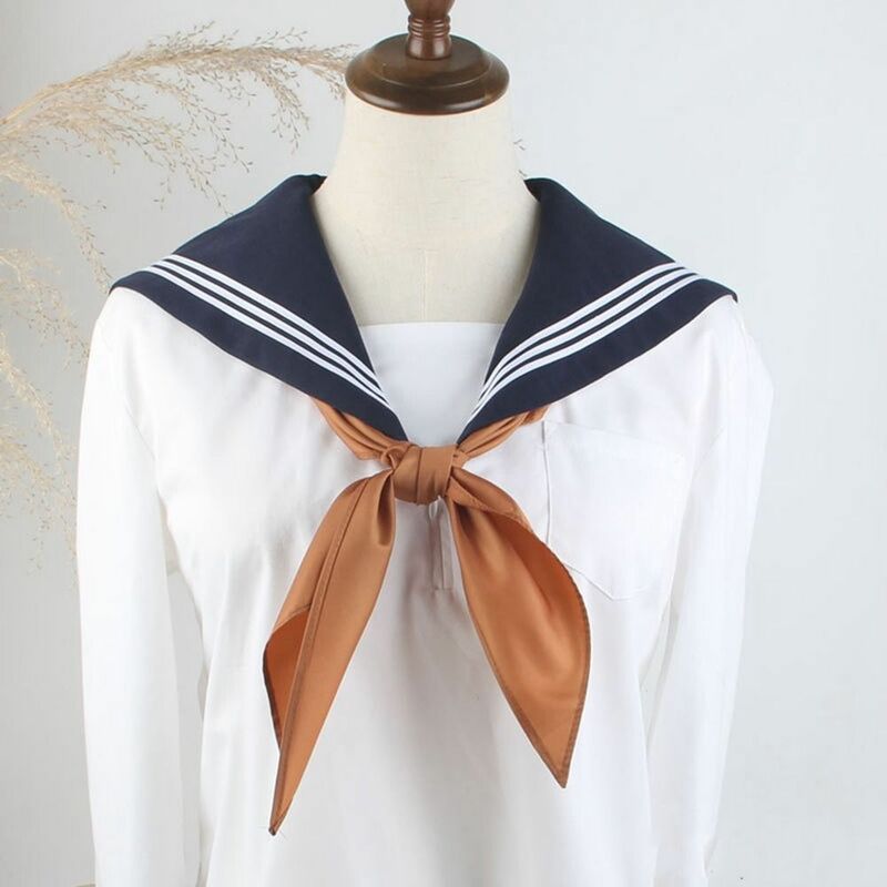 Wstążki z kokardką japoński do szkoły kostium krawaty JK muszka krawaty marynarskie małe muszki trójkątny szalik