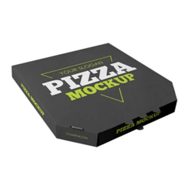 Kotak Pizza karton desain cetak kustom produk kustom kotak kertas kualitas Premium dari Turki