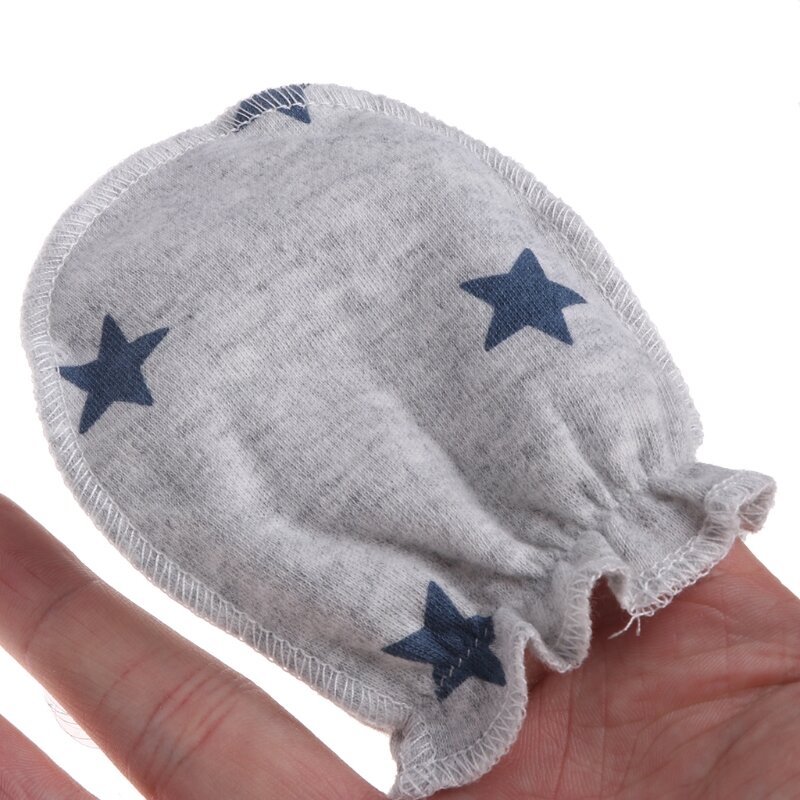 Noworodkowe rękawiczki odporne na zarysowania Oddychające bawełniane rękawiczki dziecięce do ochrony twarzy
