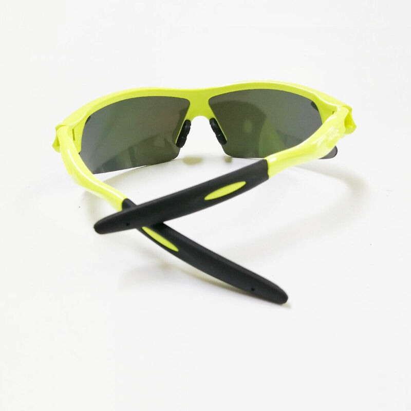 Детские уличные солнцезащитные очки с желтой окантовкой с УФ-защитой + Сменные линзы