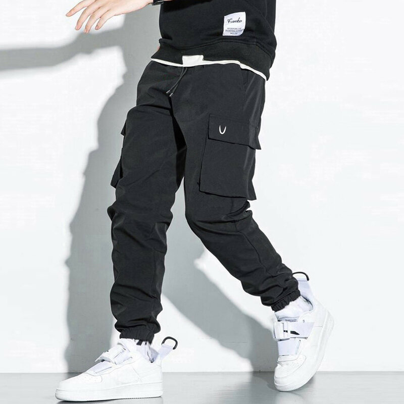 Nuovi pantaloni Casual da uomo Business Stretch Slim Fit elastico in vita Jogger coreano classico nero grigio maschile pantaloni Casual di marca