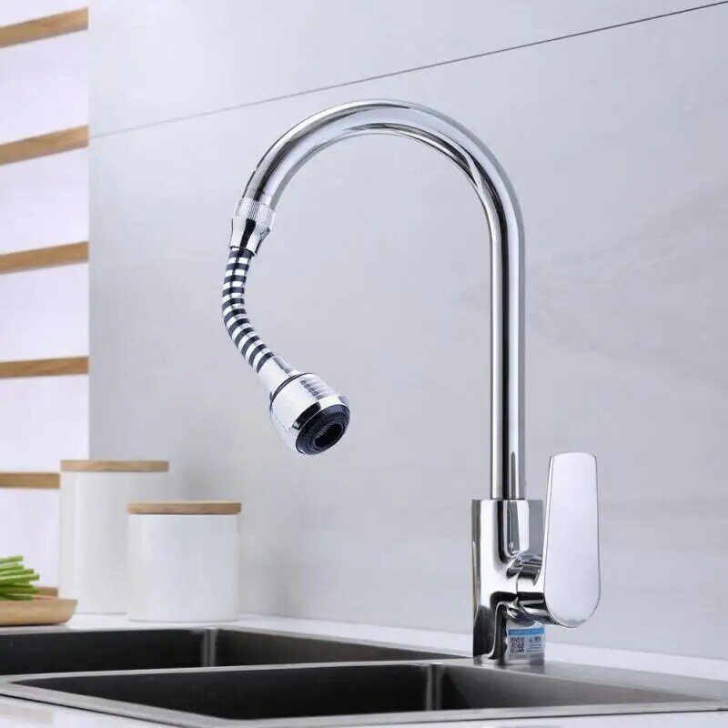 360 ° Grad Küchen armaturen Verlängerung Badezimmer Waschbecken Spray Edelstahl Pistole Wasserhahn Extender Hochdruck hahn Adapter Rotation