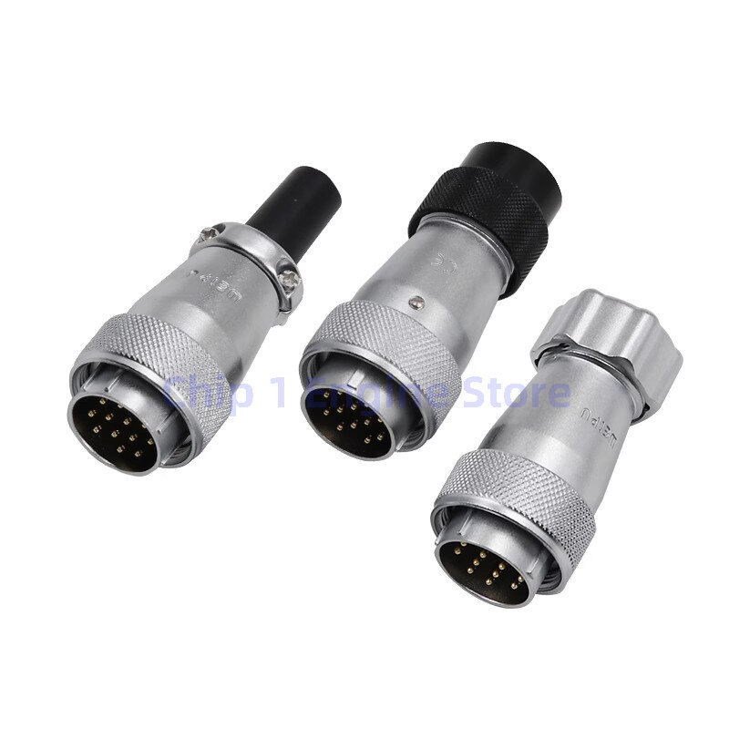 For WEIPU WS24 connector TP TQ TD 2 3 4 9 10 12 19 Pin Solder Aviation Male Plug Power Electric Connector M24 Signal Adapter