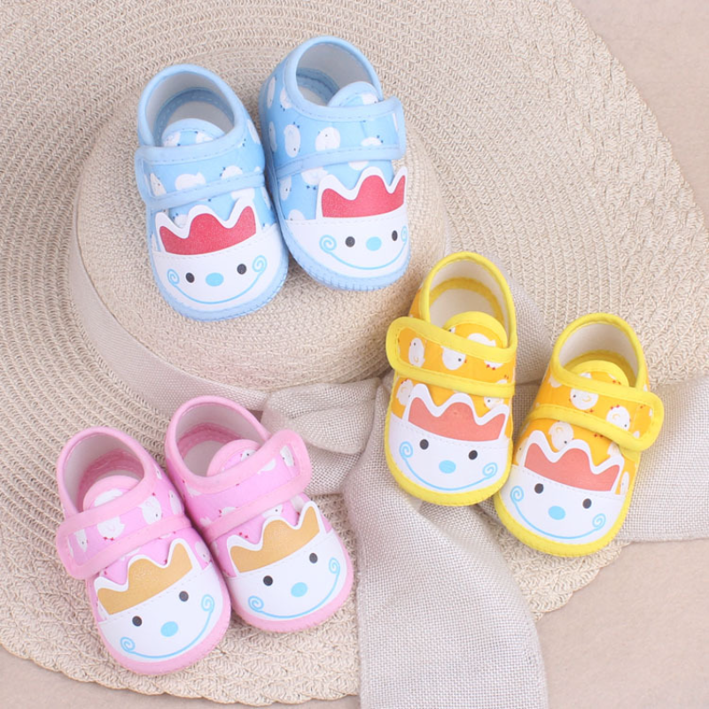 Zapatos informales para recién nacidos, Zapatillas de algodón con suela suave, transpirables, para interiores