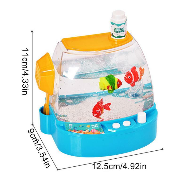 Magnetic Fishing Game for Kids, Electric Fish Tank, Interactive Feeding Experience, Aquário, Crianças