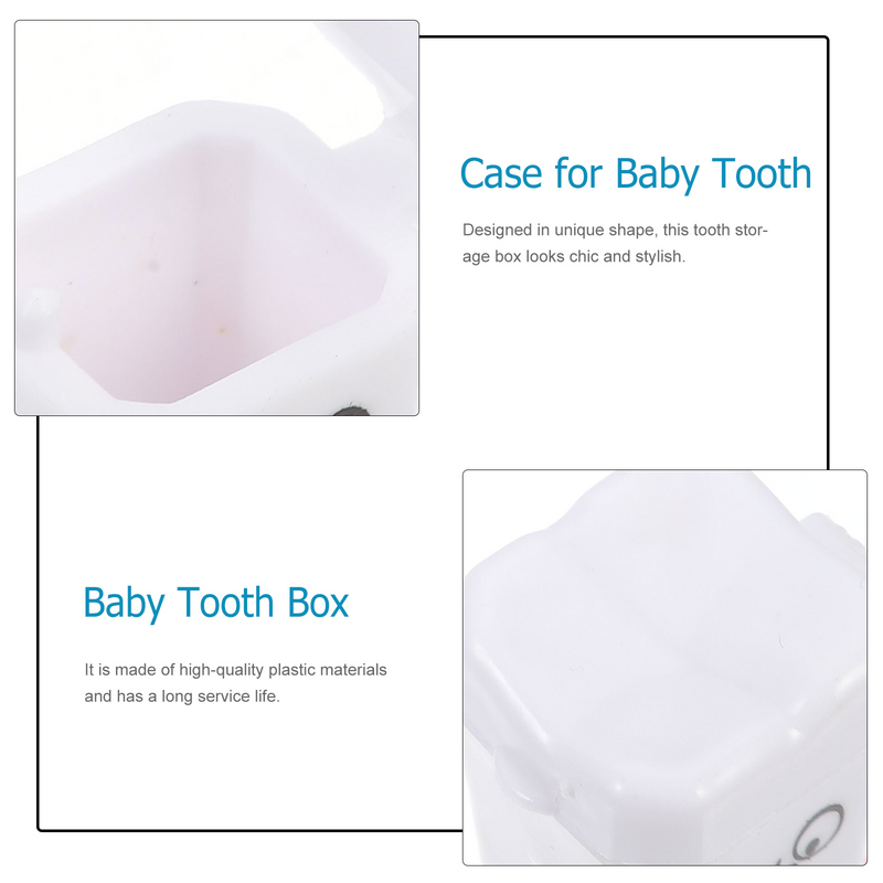 50pcs Tooth Keepsake Box Baby Teeth Saver Small Baby Storage Box Organizer