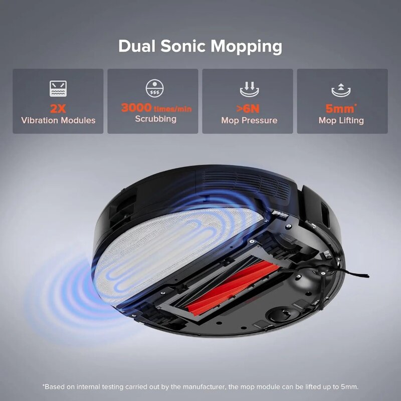 New-S8 Pro Ultra Robot Vacuum and Mop, Auto Drying, Auto Mop Washing, Self Emptying, 6000Pa Suction, Obstacle Avoidance