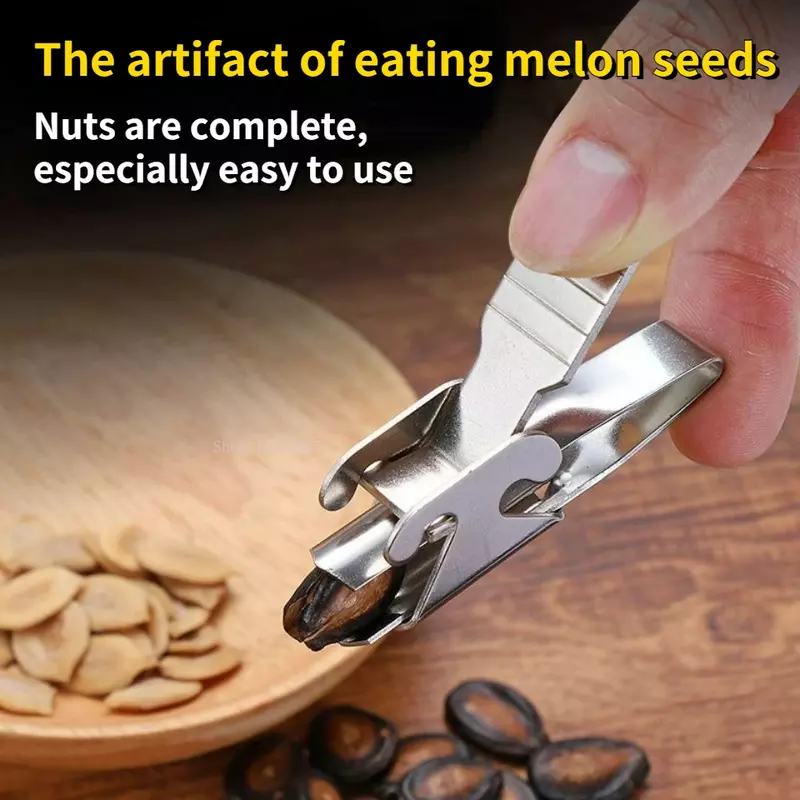 Melon Seed Peeler อัตโนมัติปลอกกระสุนเครื่อง Sunflower เมล็ดแตงโมขี้เกียจ Artifact เปิด Nutcracker ครัว FruitsTools
