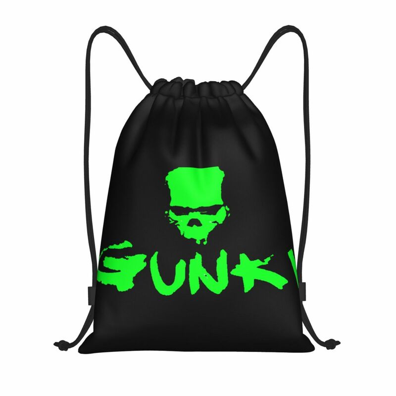 Custom Gunkis Fishing Rod Drawstring Bags for Training Yoga Backpacks Women Men Sports Gym Sackpack