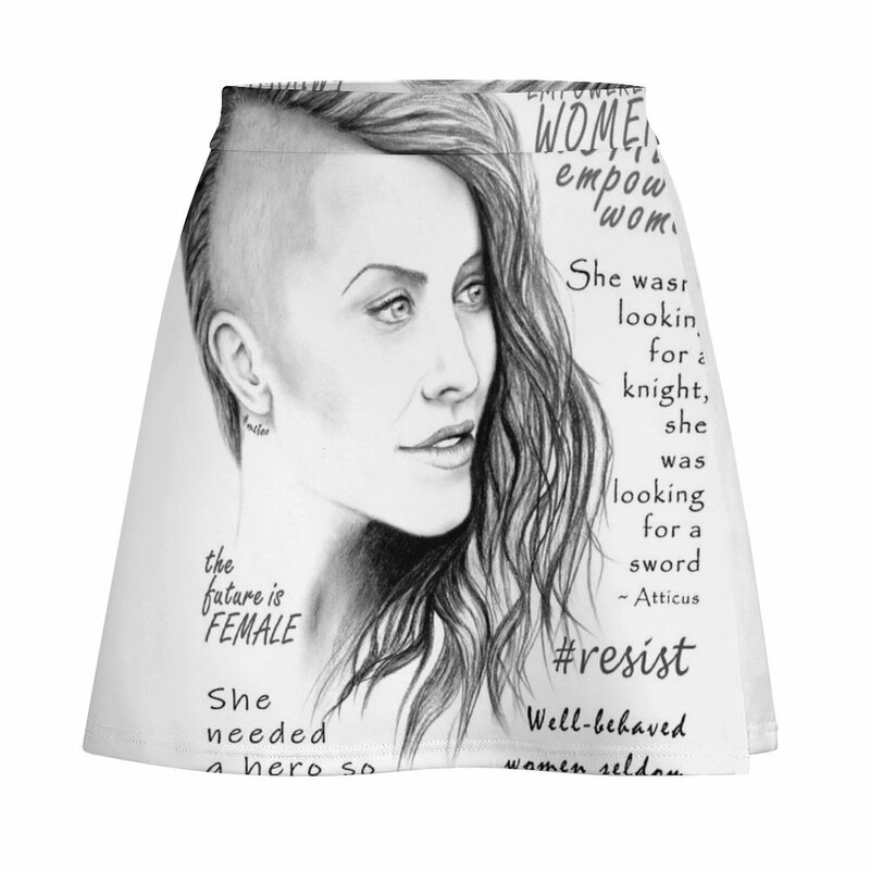 Художественный плакат на стену феминизма с цитатами и эмоциями, мини-юбка, новые платья, летняя юбка