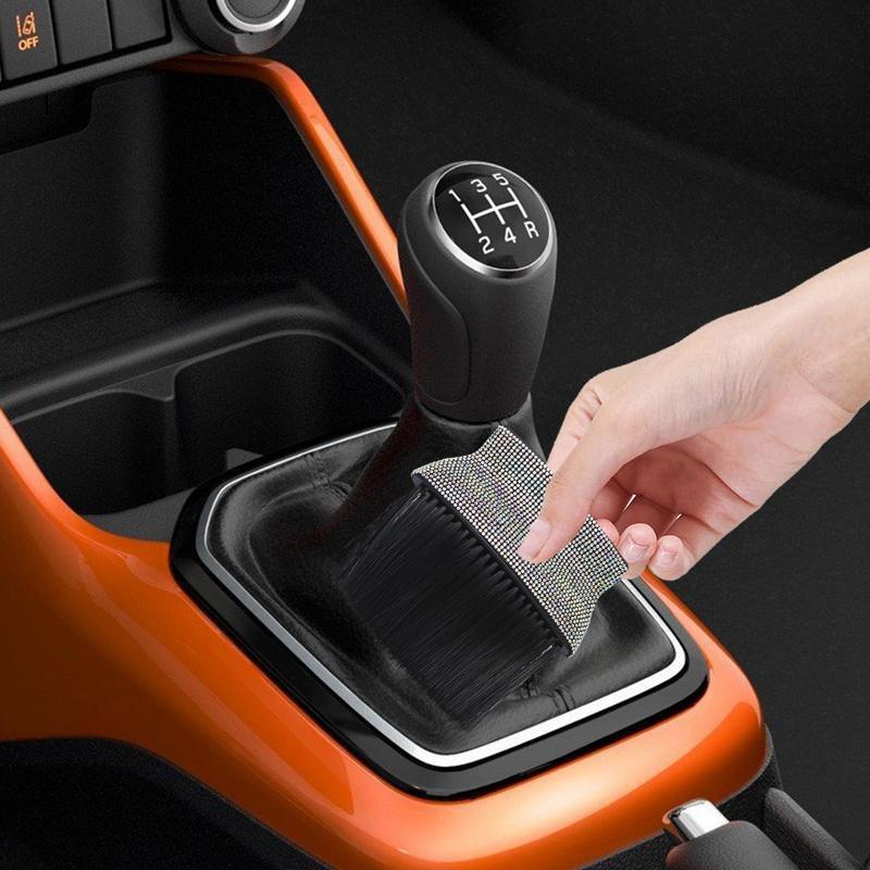 Car Interior Cleaning Tool Air Conditioner Air Outlet Cleaning Brush Car Soft Brush Car Crevice Dust Removal Artifact Brush