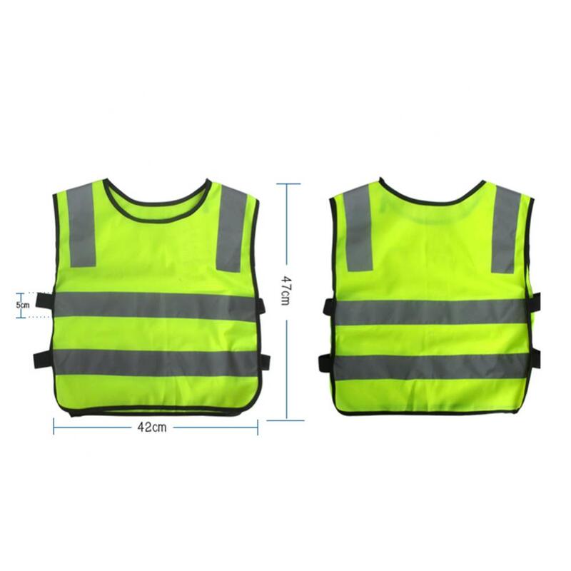 Детский светоотражающий жилет безопасности, куртка, светоотражающие ремни, жилет безопасности для детей, Рабочая защитная Светоотражающая жилетка