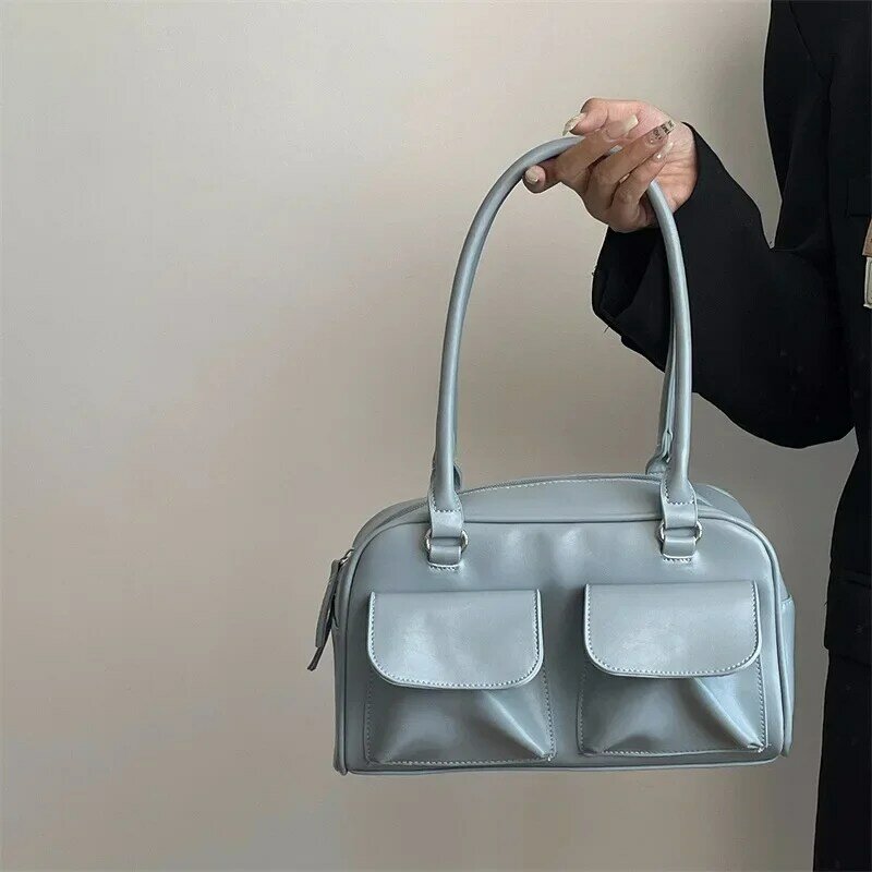 Винтажные женские деловые сумки через плечо, простая женская сумка из искусственной кожи, женская сумка под плечо, бордовые большие сумки, кошелек
