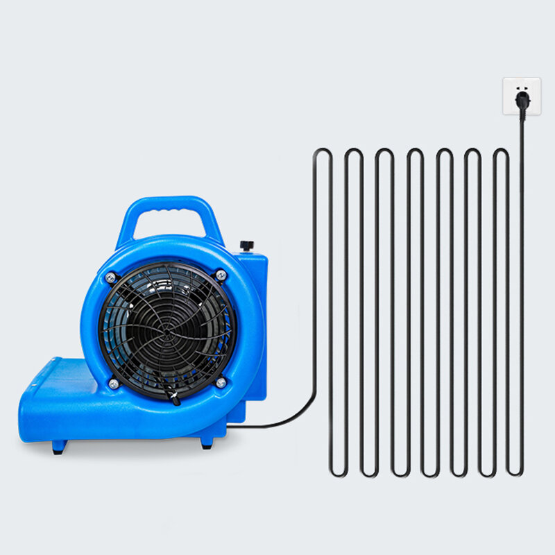 High quality portable household kitchen low noise durable floor air blowers with rubber wheel