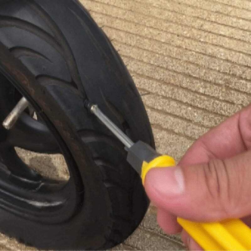 Chiodo di riparazione della gomma di vuoto 10pcs per i camion dell'automobile chiodi di gomma Tubeless universali di riparazione della puntura della gomma della bici del motorino del motociclo