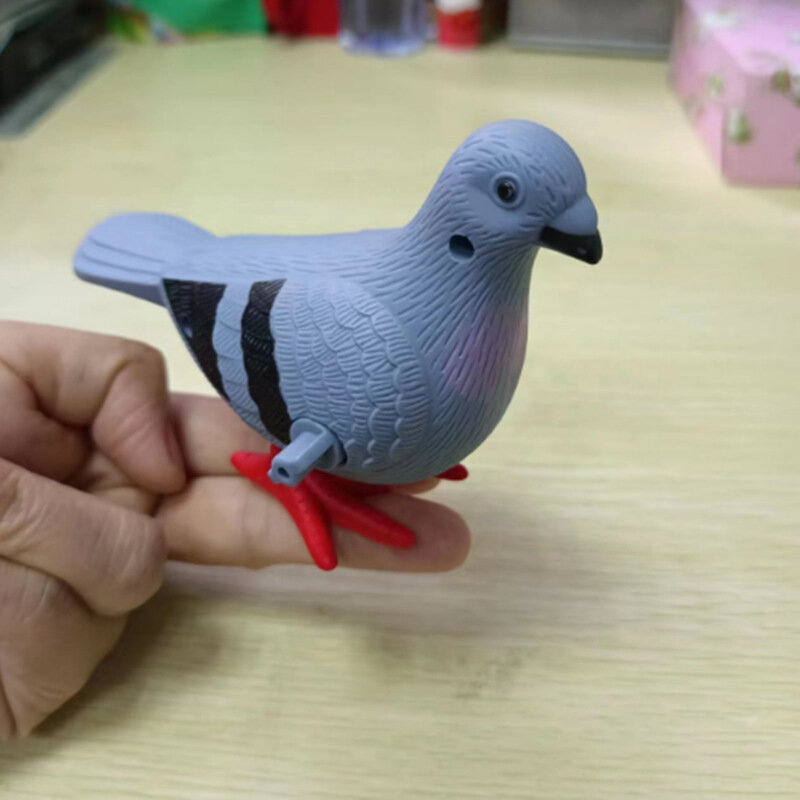 Gołębie zabawki do gołębia w zegarku zabawki dla dzieci do skakania symulacja wczesnego gołębia mechaniczne zabawki dla dzieci Mini zabawki dla gołębi