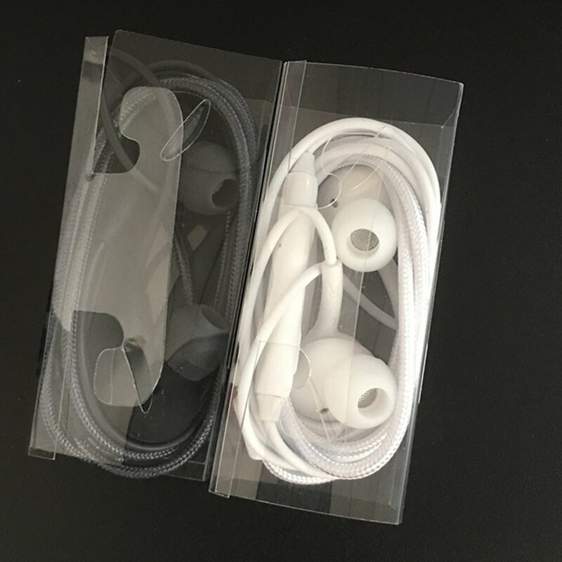 Olahraga Stereo earphone In-Ear dengan mikrofon 3.5Mm kotak kontrol Headset berkabel untuk Samsung Galaxy S8 S8Plus kualitas suara Super Stereo