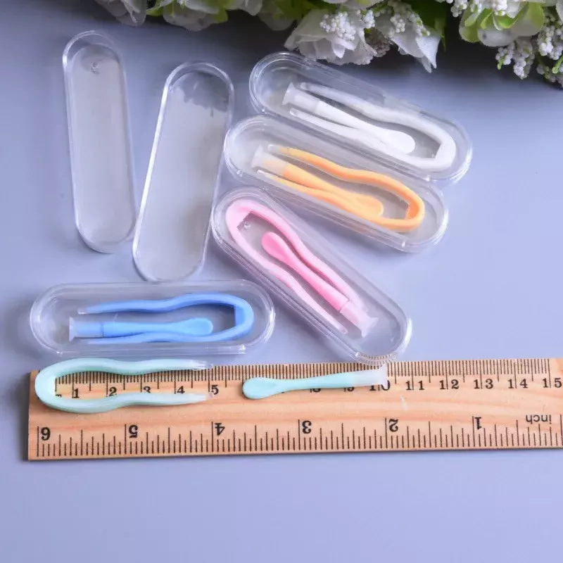 1 Set New Multicolor Contact Lenses Tweezers and Suction Stick for Special Clamps Tool Contact Lens Inserter Remover