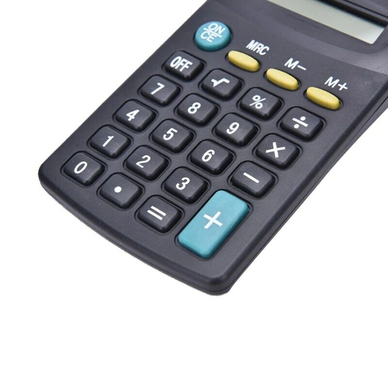 Calculadora 8 dígitos, ferramenta financeira alimentada por bateria, mini eletrônica