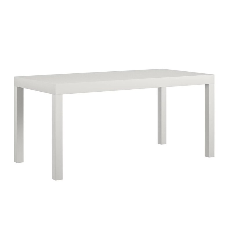 Table basse blanche,