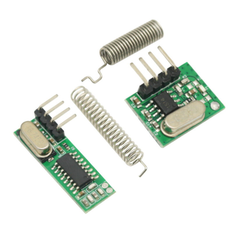 1ชิ้นตัวรับและส่งสัญญาณ433 MHz โมดูล433 MHz รีโมทคอนโทรลสำหรับบอร์ดโมดูล Arduino