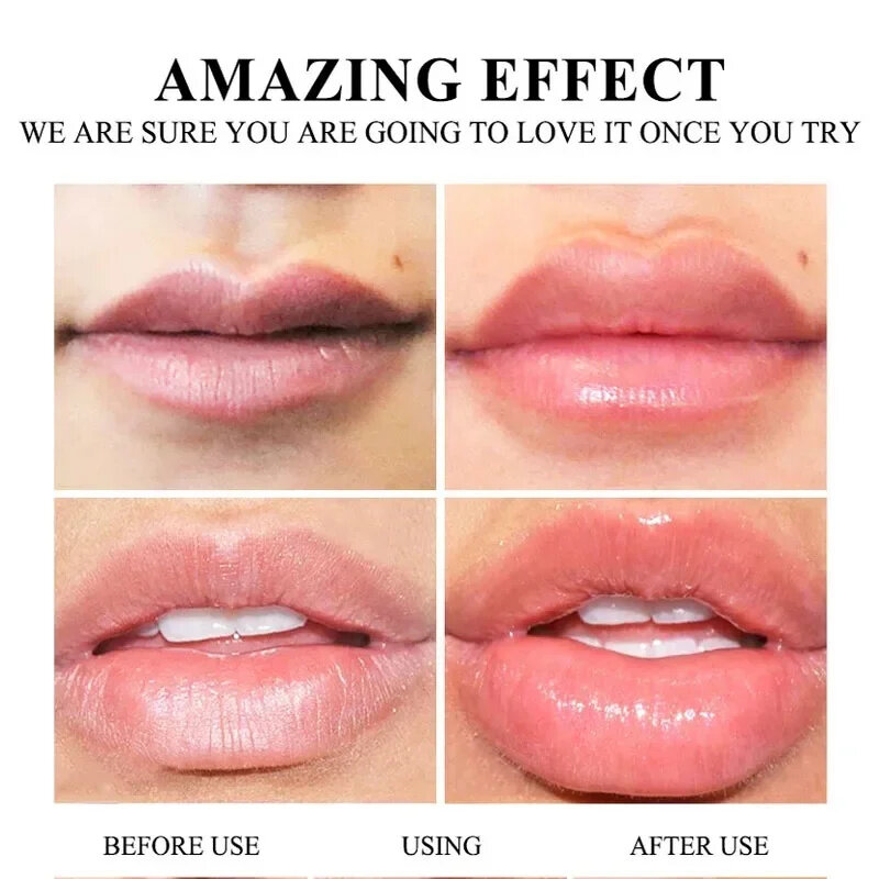 Suero voluminizador de labios Sexy, aceite esencial para aumentar la elasticidad de los labios, Reduce las líneas finas, maquillaje hidratante, cuidado de los labios