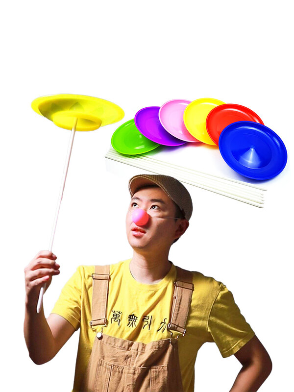 Child Juggling Spinning Plates Sticks Balance Skills giradischi forniture per prestazioni acrobatiche per bambini Adult Balance Classic Toy