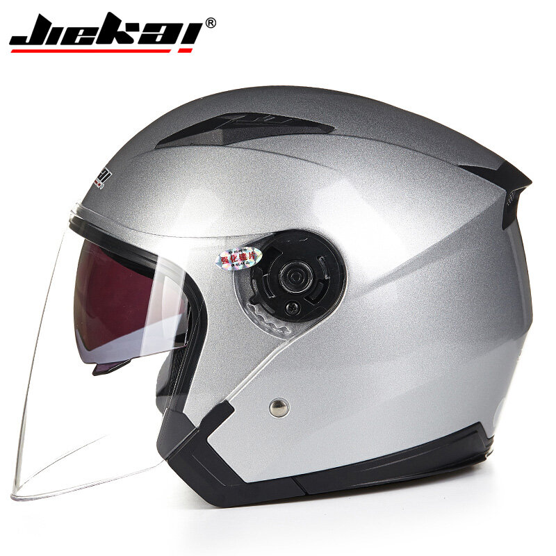 Kask moto rcycle otwarta twarz capacete para moto cicleta cascos para moto wyścigi moto rcycle klasyczne kaski z podwójny obiektyw JK-516