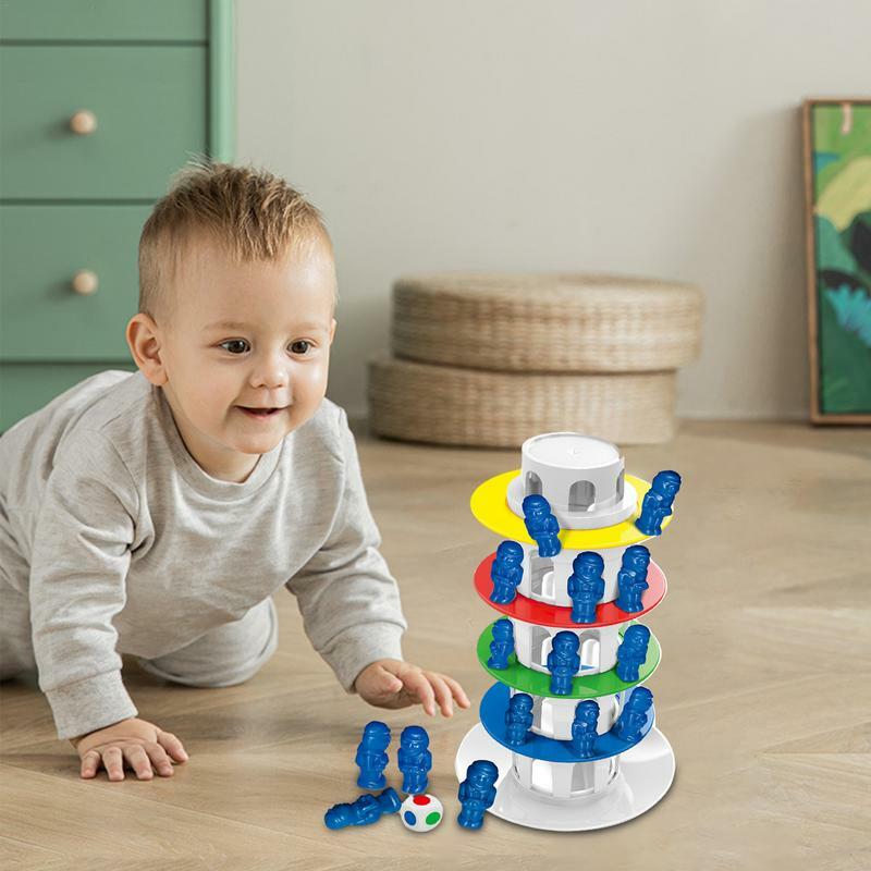 Игра «балансирующая башня», игра «балансирующая балансировка», игра для интеллектуального развития ребенка и родителей, раннее обучение по методу Монтессори