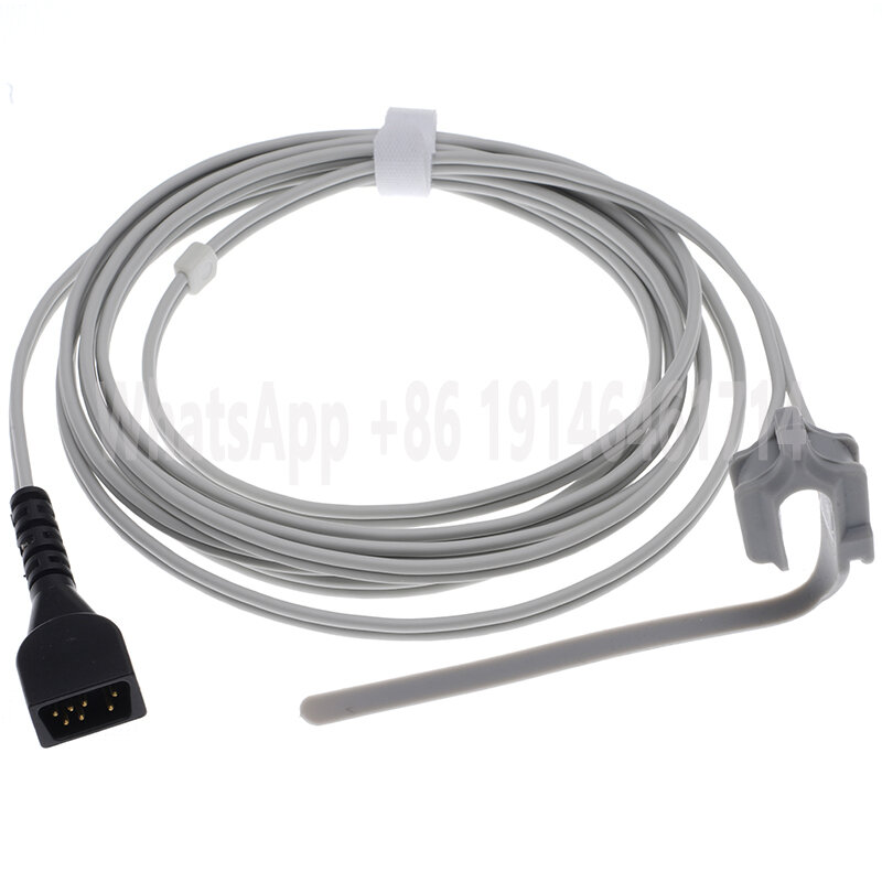 Spo2 Sensor Compatible Nonin 8500,2500,9840,Avant 4000/9600/9700/2120/7500/7500FO Monitor,7Pin 3m Finger/Ear Oximetry Cable.