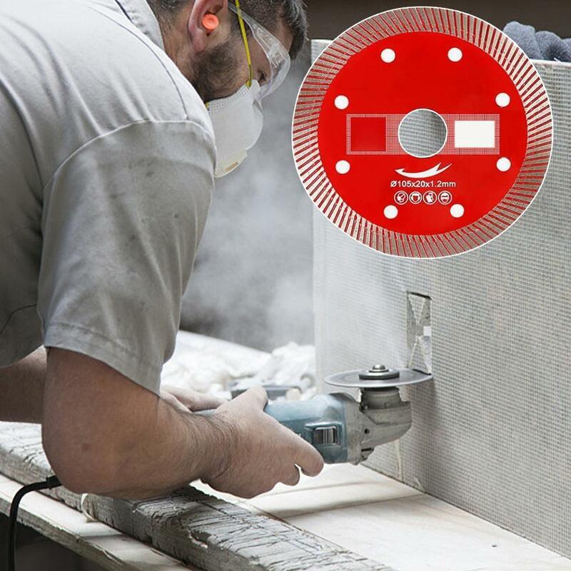 Угловая шлифовальная машина для керамической плитки мрамор керамический камень для сухой резки 115 алмазная пила