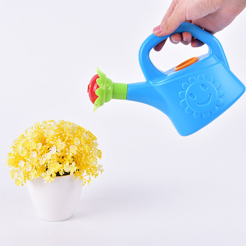 Niedliche Sprinkler Bewässerung kann Cartoon Garten Kinder nach Hause Plastik Blumen Flasche Strand Spray Bad Spielzeug frühe Bildung große Sand Spielzeug