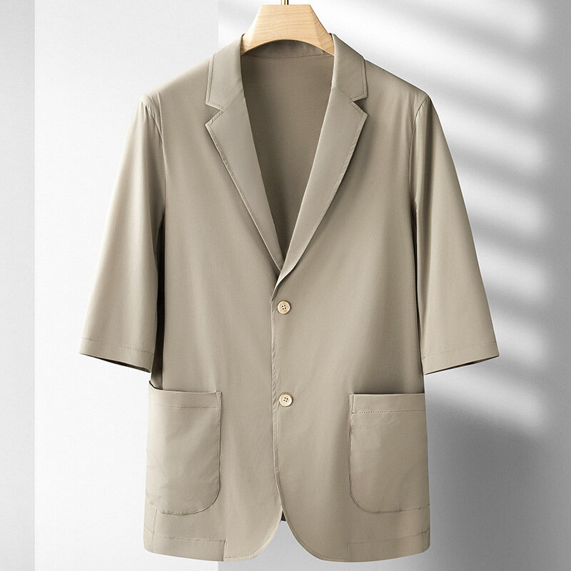 V2115-Casual męski kombinezon styl biznesowy, odpowiedni dla letnia odzież