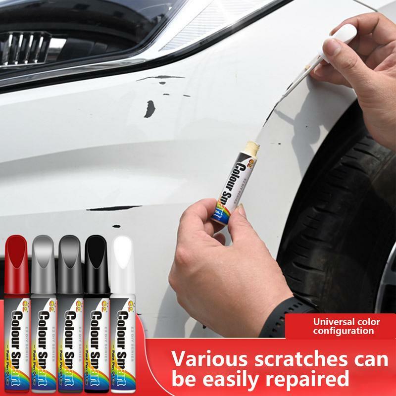 12ml bianco puro rosso nero penna per la rimozione dei graffi della vernice dell'auto strumento per la manutenzione della bellezza automobilistica graffi per la vernice dell'auto