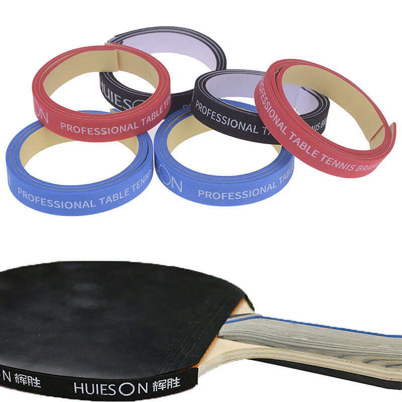 Bande de protection anti-collision pour raquette de tennis de table, ruban éponge, accessoires de raquette, 2 pièces