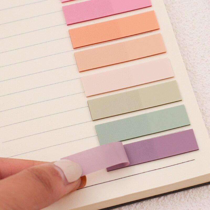 80 Color Writable Sticky Tabs, Color Page Marker Transparent Sticky-Notes Tabs